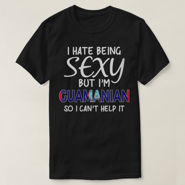 Kvinnor som är Sey Guamanian Funny Guam VNeck T Shirt (Design framsida)