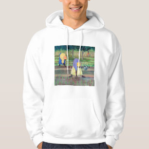 Kvinnor som arbeta i trädgården 2005 sweatshirt med luva