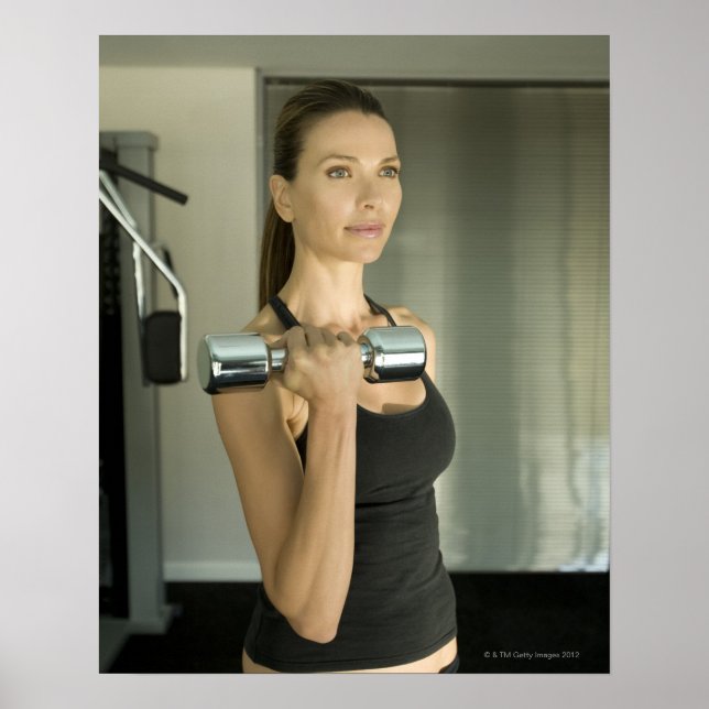 Kvinnor som arbetar på gym 2 poster (Framsidan)