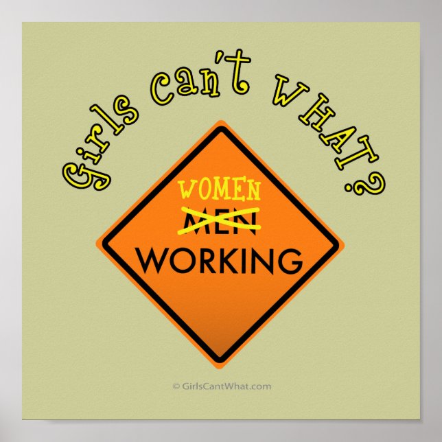 Kvinnor som arbetar poster (Framsidan)