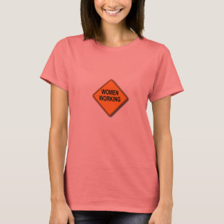 Kvinnor som arbetar tee shirt