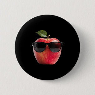 Kvinnor som bär sungles Funny Fruit Costume Graphi Knapp
