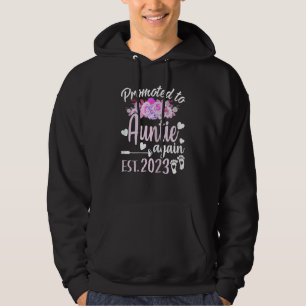 Kvinnor som befordrades till fritid igen 2023 Blom Hoodie