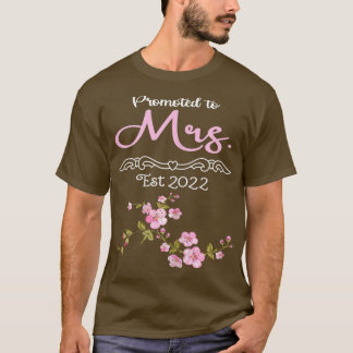 Kvinnor som befordras till fru Wife Future Est 202 T Shirt
