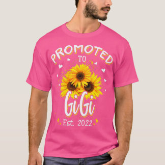 Kvinnor som befordras till Gigi 2022 Solrosfarmor T Shirt