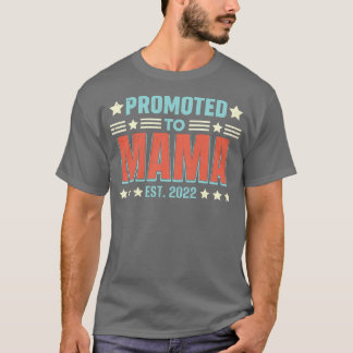 Kvinnor som befordras till Mamma Grandma Gravid Re T Shirt