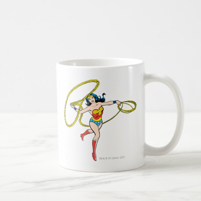  kvinnor som byter lasso kaffemugg (Höger)