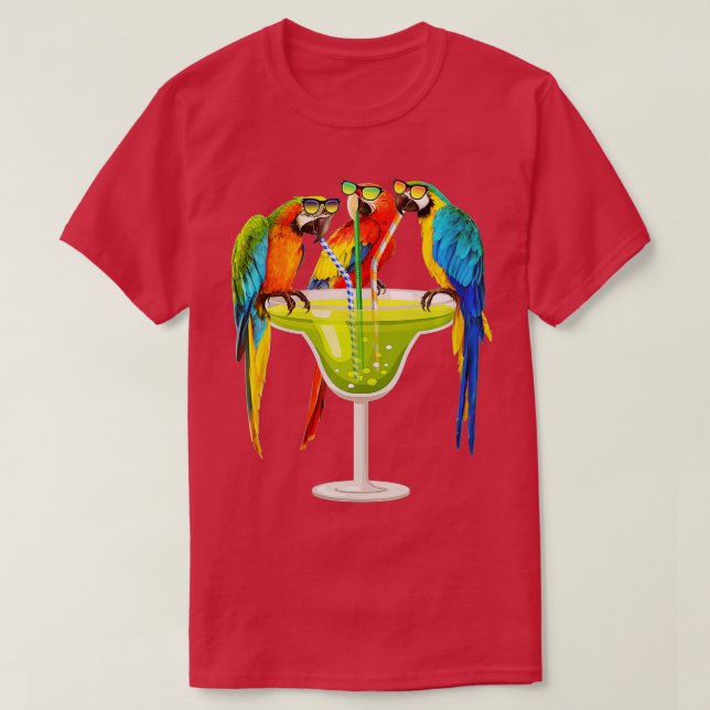 Kvinnor som dricker Margarita på sommaren Vacati T Shirt (Design framsida)