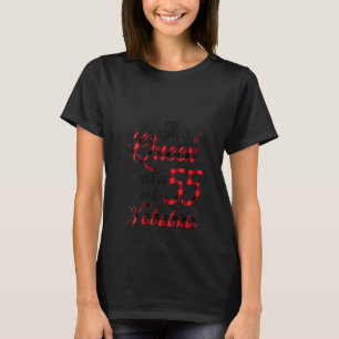 Kvinnor som drottningen gör 55 utseendemän för kvi t shirt