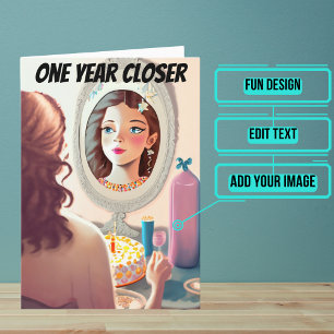 Kvinnor som du blir en fantastisk dotter på födels kort