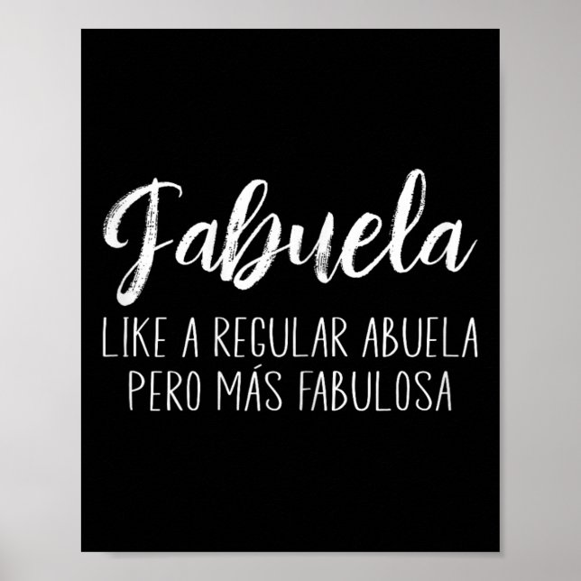 Kvinnor som en vanlig Abuela Para Fabuela Mor Poster (Framsidan)