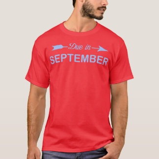 Kvinnor som förfaller i september Gravida Mamma Gr T Shirt