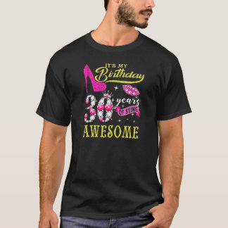 Kvinnor som fötts 1992 Blommigt 30 år gamla T Shirt