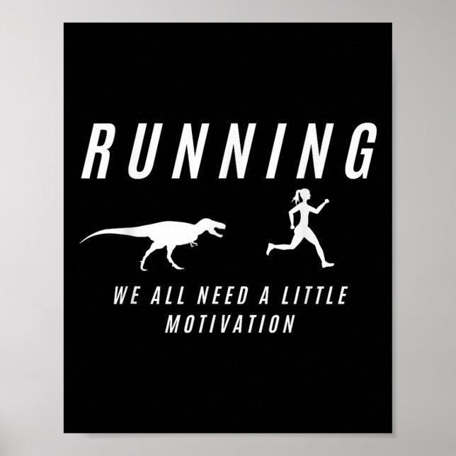 Kvinnor som går med Springer Raptor-programmet Poster (Framsidan)