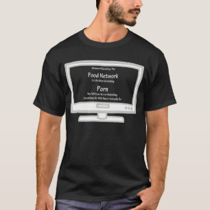 Kvinnor som håller ögonen på maten, knyter kont tee shirt