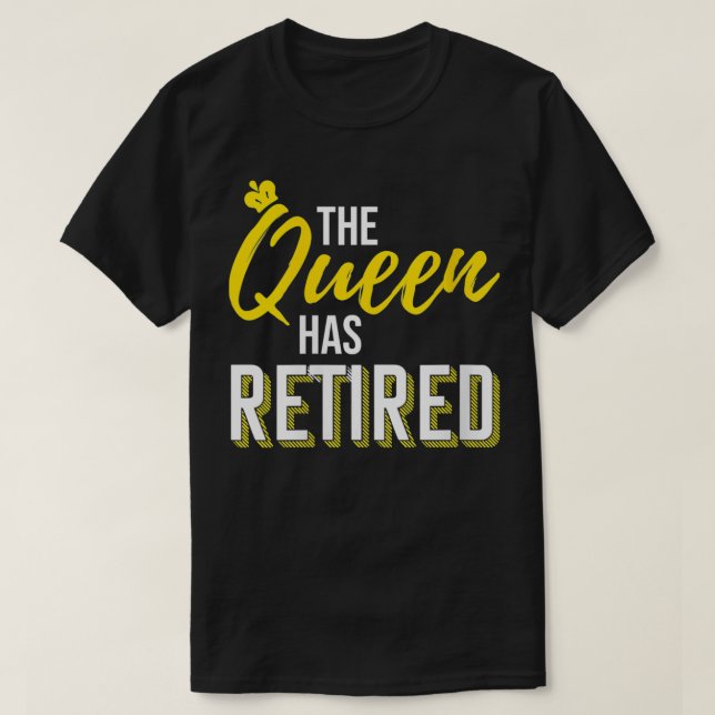 Kvinnor som har blivit pensionerade har blivit pen t shirt (Design framsida)
