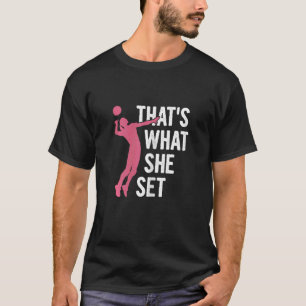 Kvinnor som hon satte upp för en Volleyball Gi T Shirt