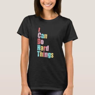 Kvinnor som jag kan göra hårt Sak på en arbetsstat T Shirt
