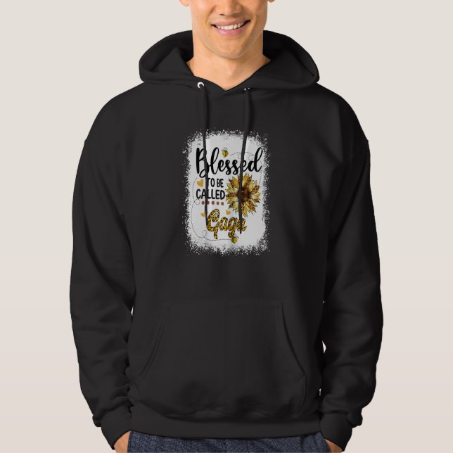 Kvinnor som kallats Gaga Solros Mor" Hoodie (Framsida)