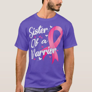 Kvinnor som kämpar mot bröstcancer i en krigare br t shirt