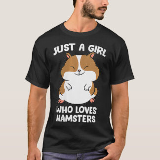 Kvinnor som Kärlek Hamster Cute Hamster T Shirt