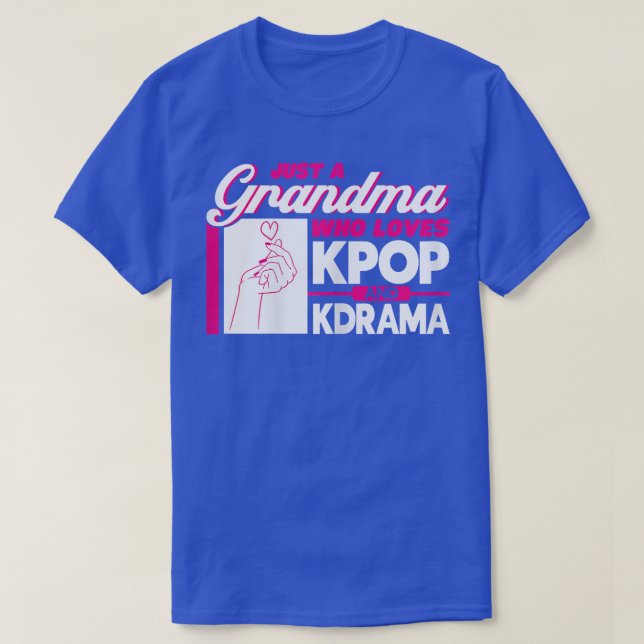 Kvinnor som Kärlek Kpop och Kdrama Kpop Merc T Shirt (Design framsida)