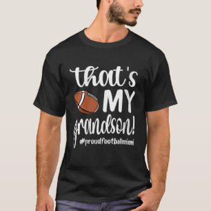 Kvinnor som min morson Proud Football Mimi Footb T Shirt