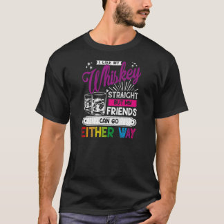 Kvinnor som min whiskey Raka Lgbtq Lesbiskar Pri T Shirt