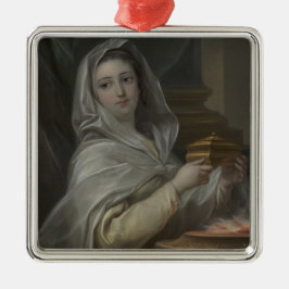 Kvinnor som porträtteras som ett Vestal Virgin (ti Julgransprydnad Metall