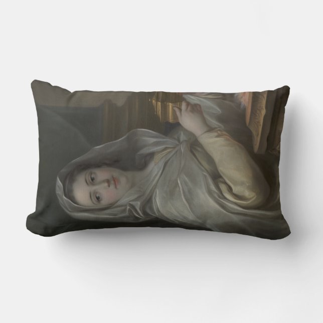 Kvinnor som porträtteras som ett Vestal Virgin (ti Lumbarkudde (Framsida)