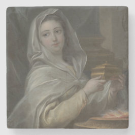 Kvinnor som porträtteras som ett Vestal Virgin (ti Stenunderlägg