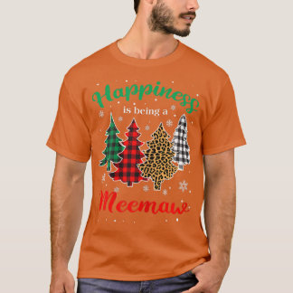 Kvinnor som råkar vara Meemaw Grandma Leopard Buff T Shirt