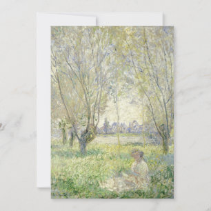 Kvinnor som sitter under Willows Claude Monet
