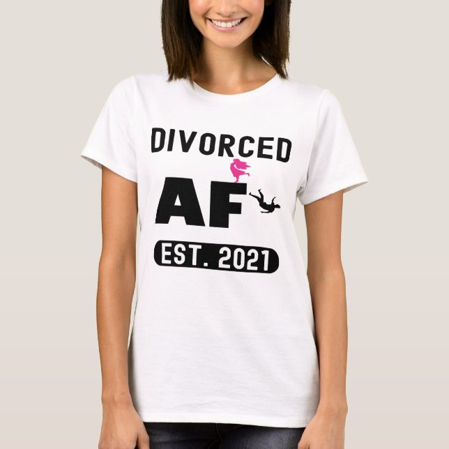 Kvinnor som skilt sig åt AF 2021, slutligen åtskil T Shirt (Framsida)