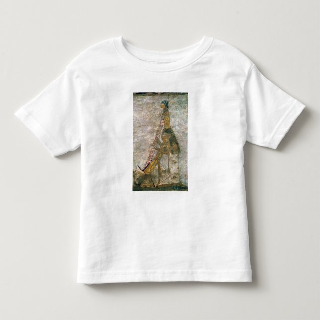 Kvinnor som spelar en bågstrumpa tee shirt (Framsida)