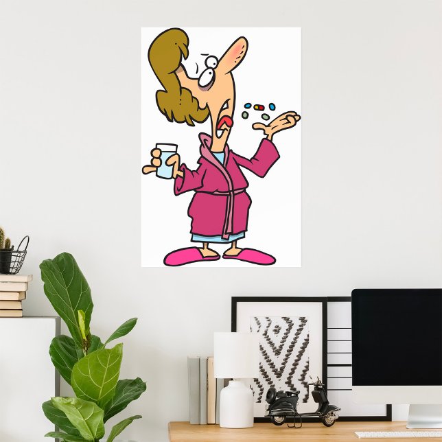 Kvinnor som tar Pills Poster (Skapare uppladdad)