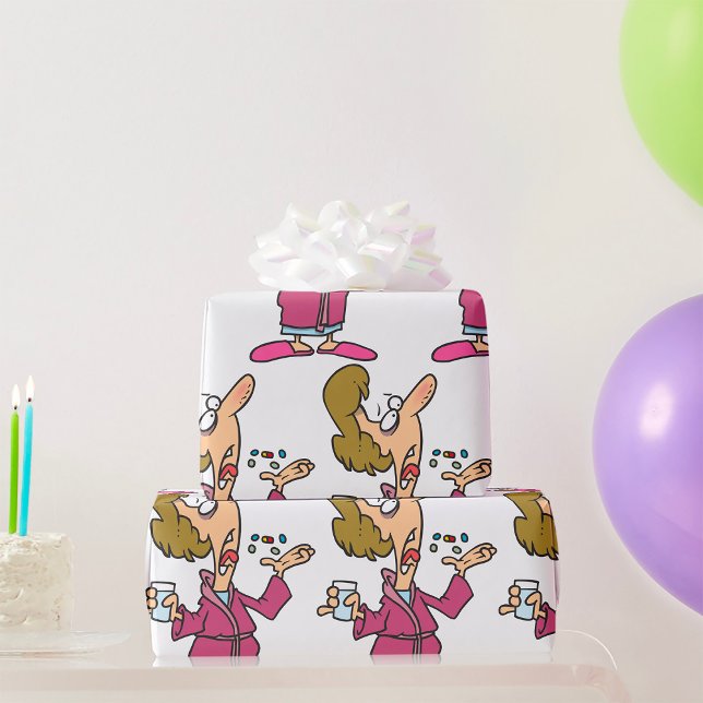 Kvinnor som tar Pills Presentpapper (Skapare uppladdad)