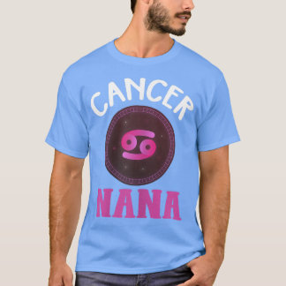 Kvinnor som tecknar Cancer Nana Shirt Horoscope As T Shirt