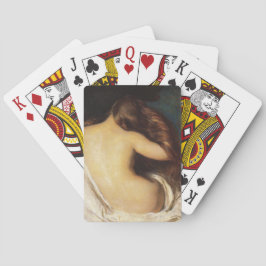 Kvinnor som torkar hennes hår (av Joseph DeCamp) Casinokort