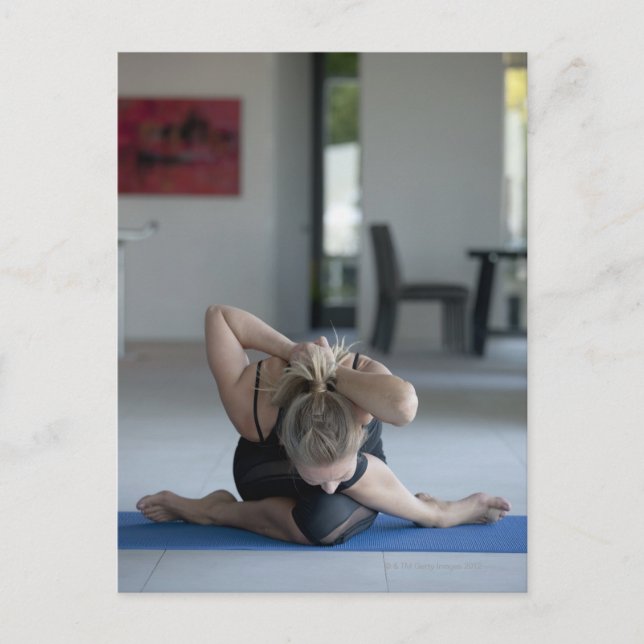 Kvinnor som tränar 3 vykort (Framsida)