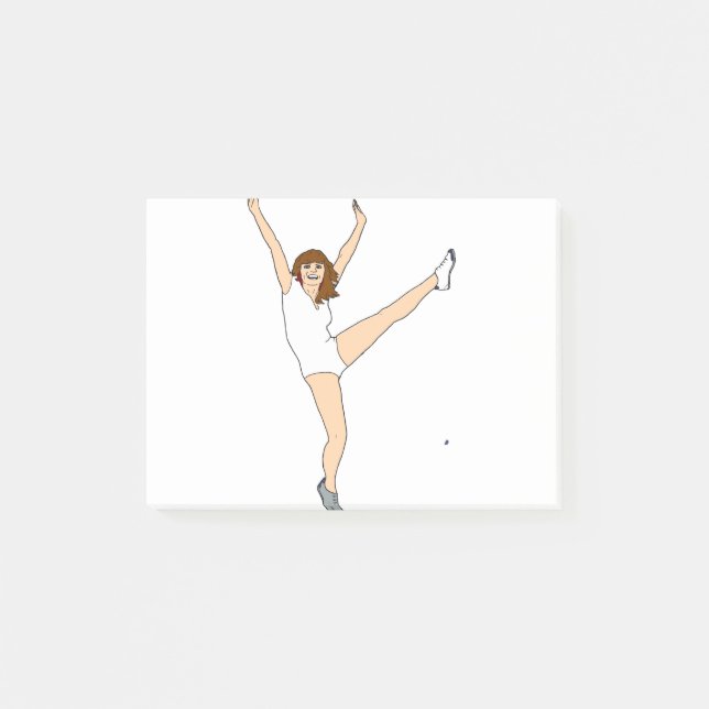 Kvinnor som utövar post-it block (Framsida)