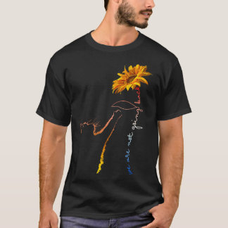 Kvinnor som vi inte går tillbaka till solrosolja i t shirt