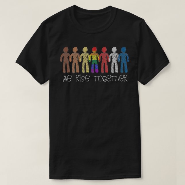 Kvinnor som vi Stiga upp tillsammans mot rasism T Shirt (Design framsida)