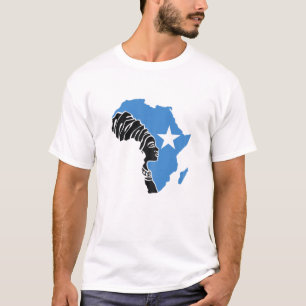 Kvinnor Somalia Somaliska Flagga Afrika Karta Enic T Shirt