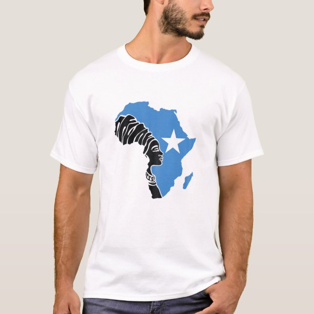 Kvinnor Somalia Somaliska Flagga Afrika Karta Enic T Shirt (Framsida)