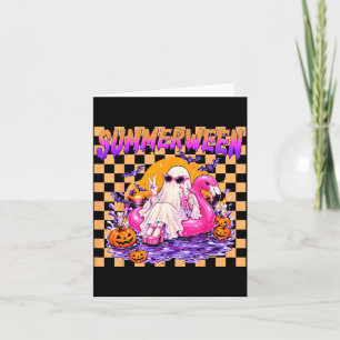 Kvinnor Sommar Halloween Ghoul Roligt Spöke Hallow Kort