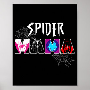 Kvinnor spindel mamma groovy mamma mors dag matcha poster