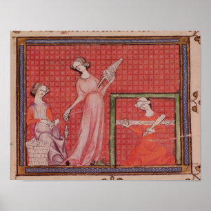 Kvinnor Spinning Yol Poster
