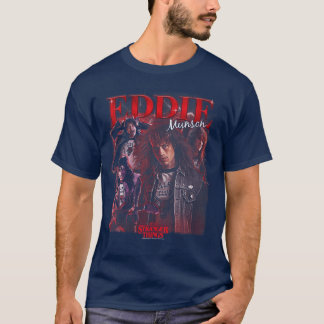 Kvinnor Strangerhings Eddie Pojkvän Officiellt Li T Shirt