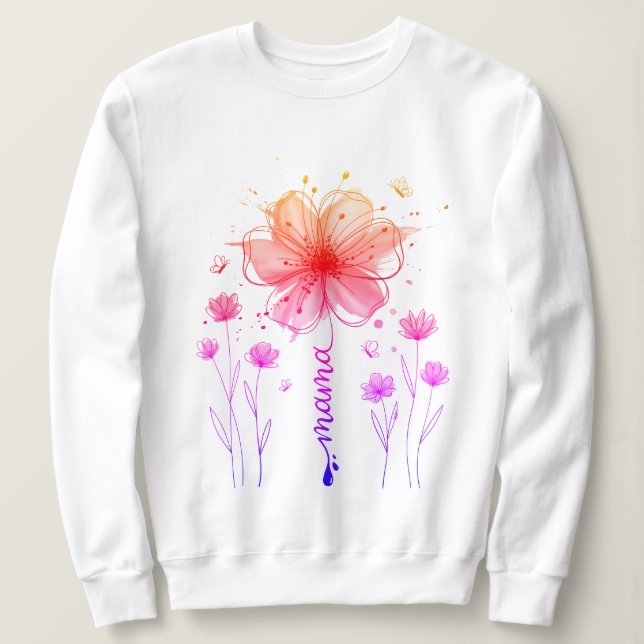 Kvinnor sweatshirt t shirt (Design framsida)